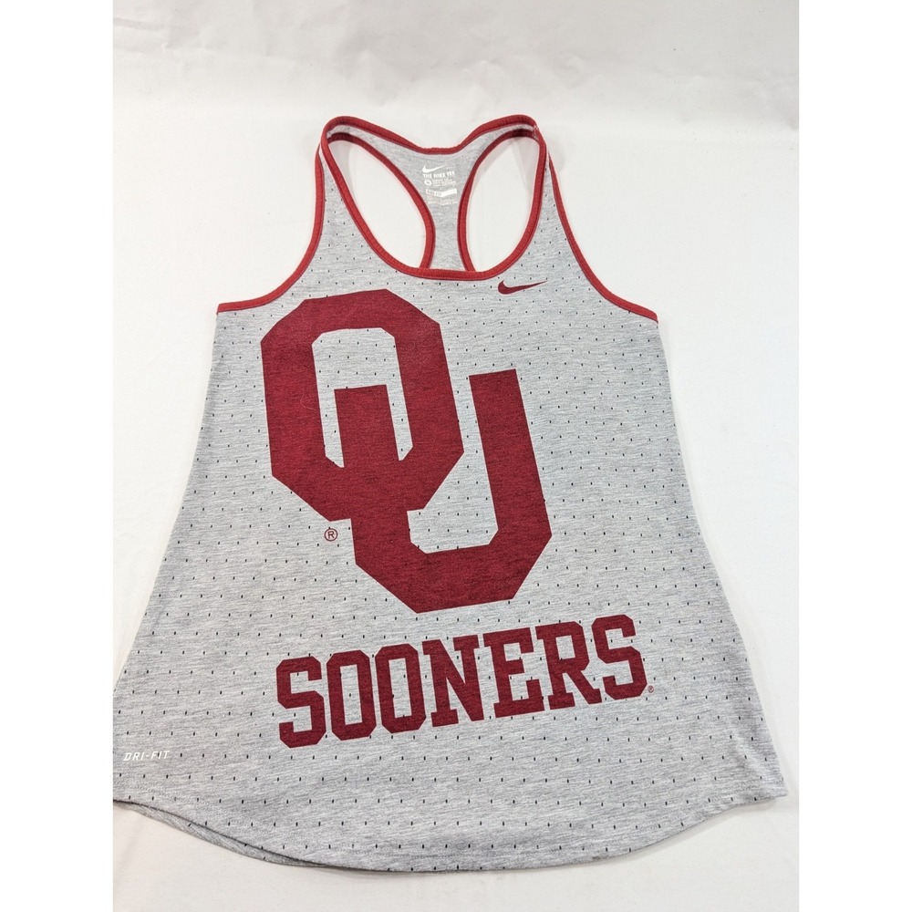 Nike Dri-FIT Athletic Tank Top – Size Medium Wrestling Lifting Oklahoma Sooners